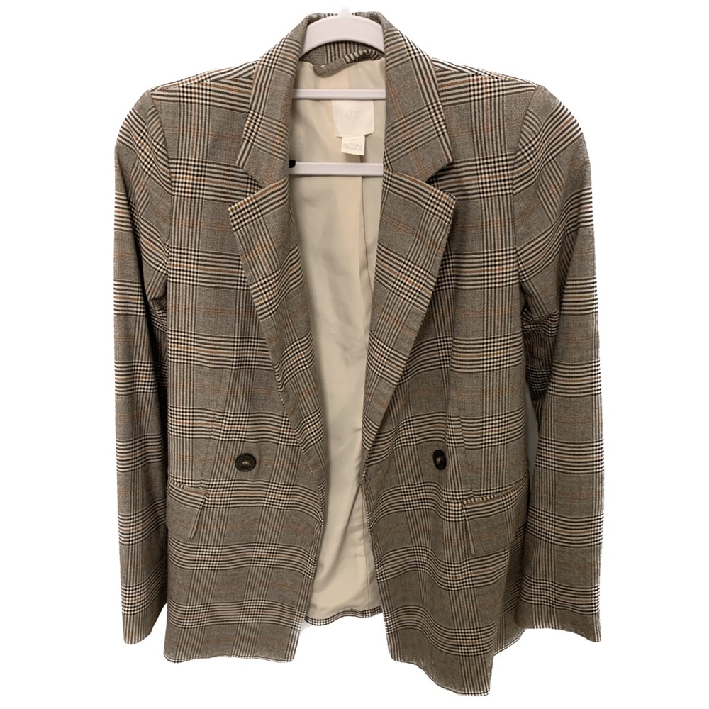 Plaid H&M blazer (size 0)